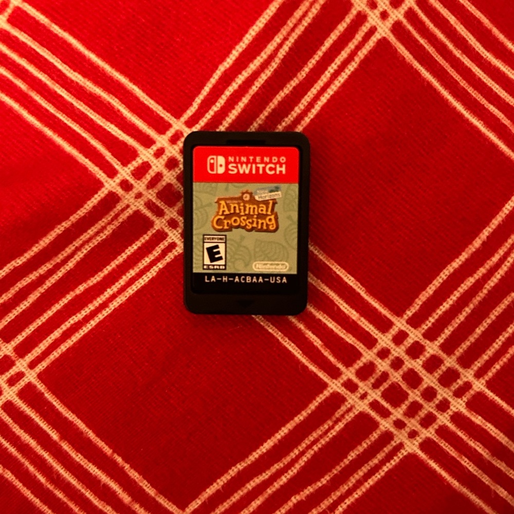 animal crossing Nintendo switch game disk